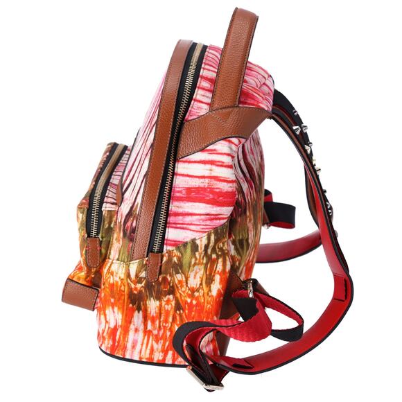 Christian Louboutin Backloubi Small Backpack Printed Canvas Multicolor - Picture 3 of 8